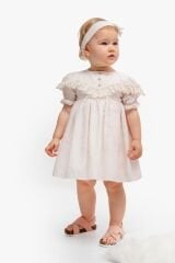 NOYNOY KIZ FİSTOLU BANDANALI ELBİSE