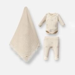 MİNİSSE UNISEX GÜNEŞ BASKILI BATTANİYE TAKIM