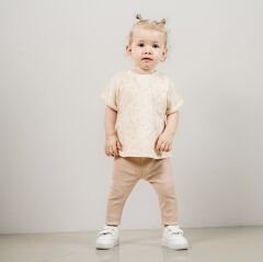 JOVİEL KIZ ÇİÇEK BASKI 2 Lİ TAKIM