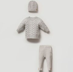 NİPPERLAND ERKEK SAÇ ÖRGÜ KAZAK TAKIM