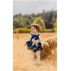 KIZ CUTE BEAR SALOPETLİ TAKIM