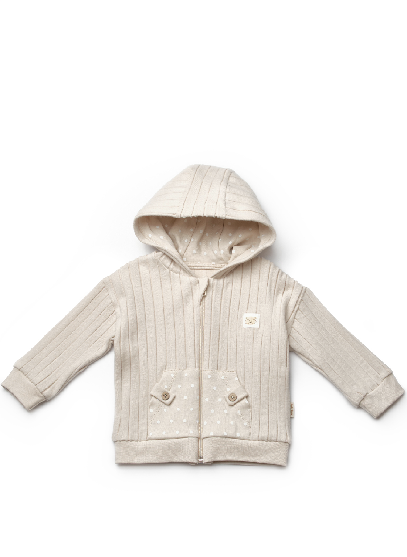 BABYCOSY UNISEX ORGANİK KAPÜŞONLU CEKET