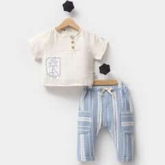 HİPPIL ERKEK NAKIŞLI DÜĞMELİ TAKIM