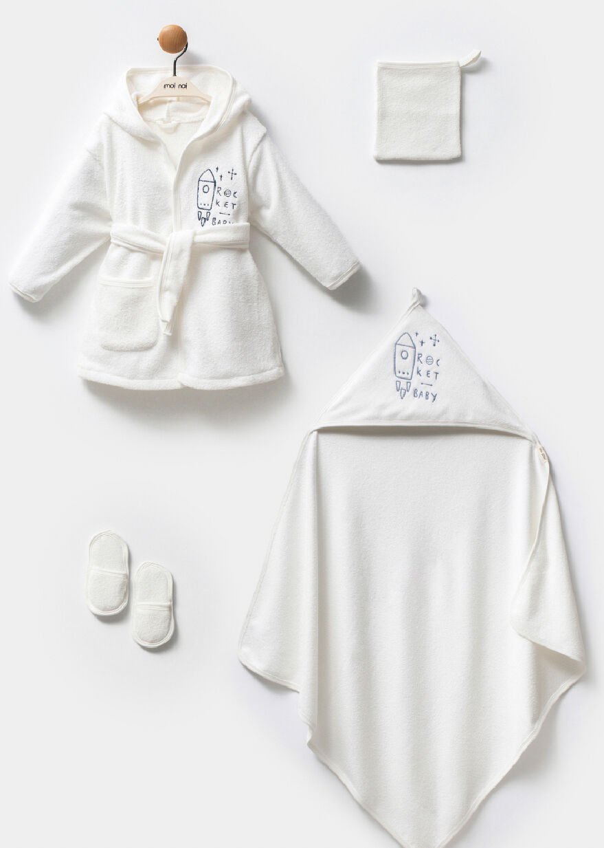 MOİ NOİ ERKEK PLANET BORNOZ SETİ