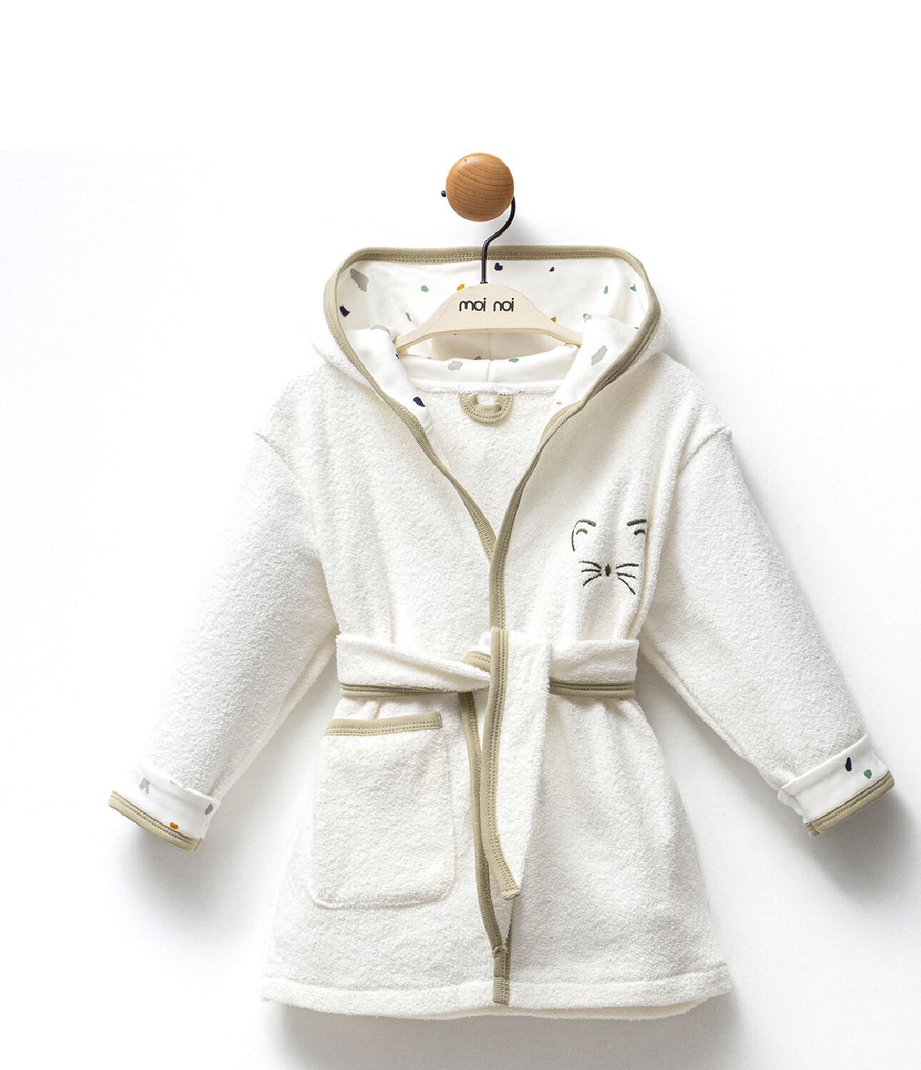 MOİ NOİ ERKEK GREEN BORNOZ SETİ